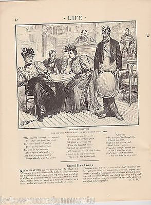 MOONLIT YOUNG LOVERS DAVIS COVER ART GRAPHIC ILLUSTRATED LIFE MAGAZINE 1925 - K-townConsignments