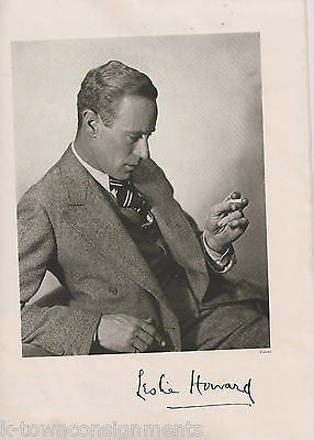 LESLIE HOWARD PETRIFIED FOREST ACTOR VINTAGE PHOTO HEAVY SOUVENIR PROGRAM - K-townConsignments