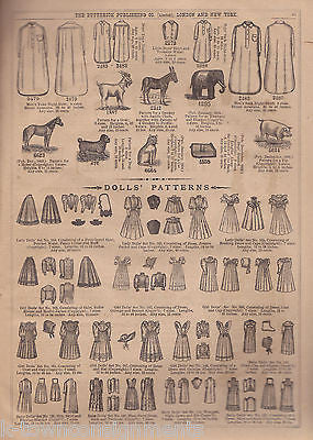 E. BUTTERICK & CO VICTORIAN WOMENS DRESSES ANTIQUE FASHION CLOTHING CATALOG 1894 - K-townConsignments