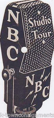 NBC RADIO CITY MUSIC ANTIQUE 1930s STUDIO TOUR GRAPHIC BROCHURE & TICKET STUB - K-townConsignments