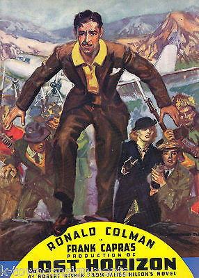 FRANK CAPRA LOST HORIZON MOVIE VINTAGE 1930s COLUMBIA PICTURES SOUVENIR PROGRAM - K-townConsignments