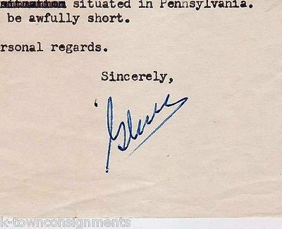 SIXTH ARMY RECRUITING SAN FRANCISCO CA VINTAGE AUTOGRAPH SIGNED STATIONERY 1951 - K-townConsignments
