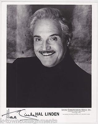 HAL LINDEN BARNEY MILLER TV & MOVIE ACTOR VINTAGE AUTOGRAPH SIGNED PROMO PHOTO - K-townConsignments
