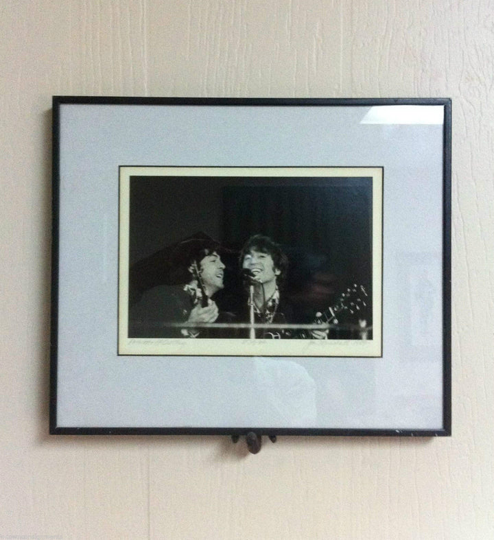 JOHN LENNON PAUL McCARTNEY ORIGINAL BEATLES CONCERT JIM MARSHALL PHOTOGRAPH 1966 - K-townConsignments