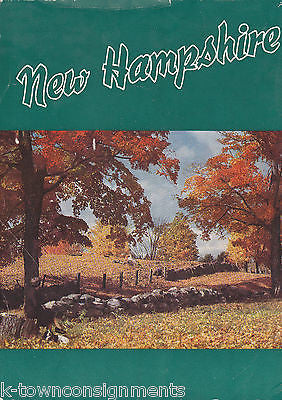 NEW HAMPSHIRE VINTAGE TRAVEL ADVERTISING ILLUSTRATED BOOK - K-townConsignments