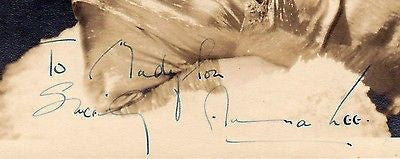 ANNA LEE FORT APACHE MOVIE ACTRESS VINTAGE AUTOGRAPH SIGNED GLAMOUR PROMO PHOTO - K-townConsignments