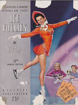 SHIPSTAD ICE FOLLIES VINTAGE ICE SKATING SHOW GRAPHIC SOUVENIR PROGRAM & TICKETS - K-townConsignments