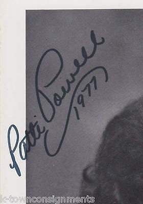 PATTI POWELL BOB GALLION COUNTRY MUSIC SINGERS AUTOGRAPH SIGNED PROMO PHOTO - K-townConsignments