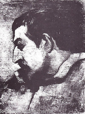 Paul Gauguin French Painter Vintage Portrait Gallery Poster Print - K-townConsignments