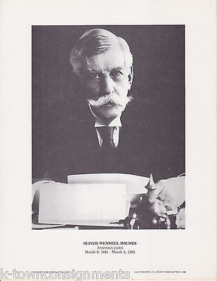 Oliver Wendell Holmes Supreme Court Vintage Portrait Gallery Poster Photo Print - K-townConsignments