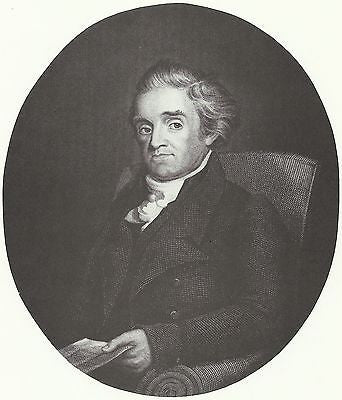 Noah Webster American Lexicographer Vintage Portrait Gallery Poster Print - K-townConsignments