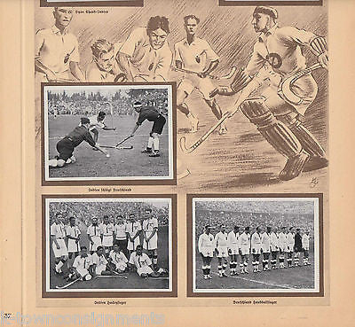 CRICKET CHAMPIONS OLYMPICS 1936 PHOTO CARDS POSTER PRINT - K-townConsignments