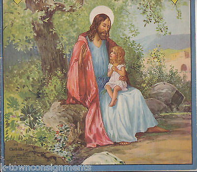 STORY OF JESUS NATIVITY BIBLE HEROES & HEROINES ILLUSTRATED STORY BOOK 1941 - K-townConsignments