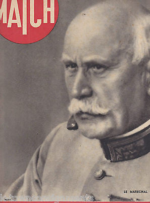 PHILIPPE PETAIN FRENCH GENERAL CANADIAN MATCH WWII MILITARY NEWS MAGAZINE 1940 - K-townConsignments