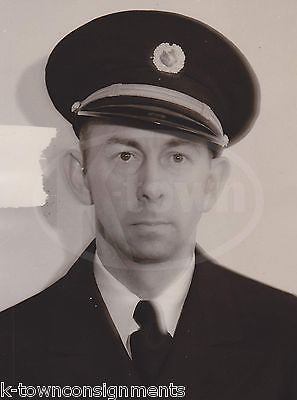 CHAN WRIGHT YANKEE CLIPPER PILOT ENGINEER VINTAGE AIRLINE AVIATION PROMO PHOTO - K-townConsignments