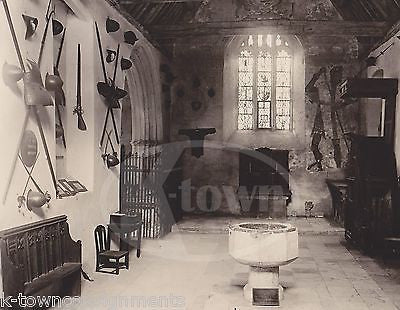 FARLEIGH CASTLE INTERIOR BATH ENGLAND ORIGINAL OLD PHOTO BY EWING GALLOWAY - K-townConsignments