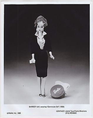 BARBIE 1959 COMMUTER SET MATTEL TOYS VINTAGE 1980s ADVERTISING PUBLICITY PHOTO - K-townConsignments