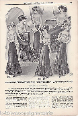 GIMBEL BROTHERS PHILADELPHIA ANTIQUE WOMEN'S GIRLS CLOTHING SALES CATALOG 1910 - K-townConsignments