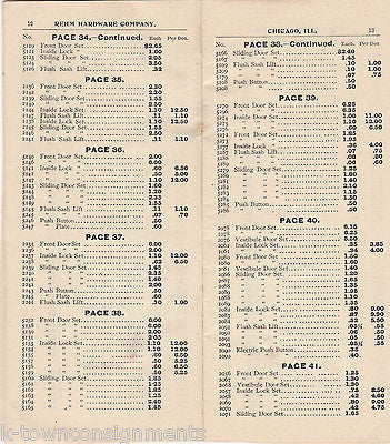 CONFIDENTIAL ANTIQUE TOOLS PRICE LIST CATALOG CHICAGO - K-townConsignments