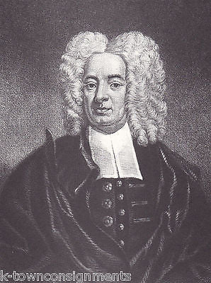 Cotton Mather American Puritan Vintage Portrait Gallery Poster Print - K-townConsignments