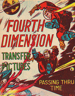 FOURTH DIMENSION THRU TIME VINTAGE MP & Co KIDS TRANSFER STICKERS STORE DISPLAY - K-townConsignments