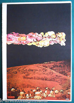 PSYCHEDELIC CLOUD DARK AGE PICNIC VINTAGE PETER MAX GRAPHIC ART POSTER PRINT - K-townConsignments