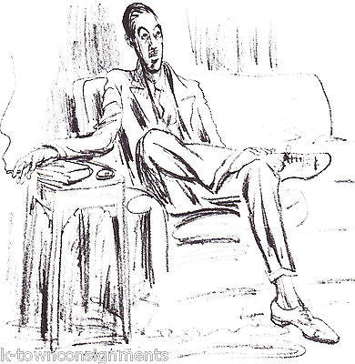 Robert Emmet Sherwood American Dramatist Vintage Portrait Gallery Poster Print - K-townConsignments