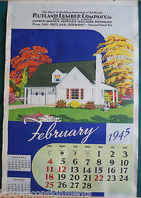 SINGLE FAMILY HOME VINTAGE 1940s REAL ESTATE ARCHITECTURE GRAPHIC ADVERTISING - K-townConsignments