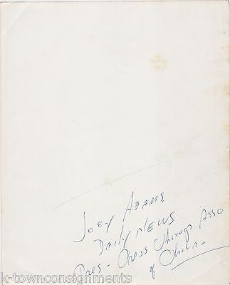 JOEY ADAMS PHILADELPHIA PA PRESS ASSOCIATION PREZ VINTAGE NEWS PRESS PHOTO 1948 - K-townConsignments