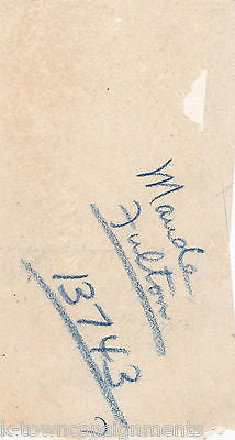 MAUDE FULTON STAGE & MOVIE ACTRESS  VINTAGE 1920s PASTE-UP NEWS PRESS PHOTO - K-townConsignments