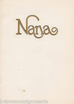 NANA MOUSKOURI GREEK MUSIC SINGER VINTAGE SOUVENIR PROGRAM PHOTO BOOK - K-townConsignments