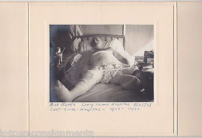BOB BLAKE BODY CAST CONEY ISLAND HOSPITAL BED VINTAGE MEDICAL POLAROID PHOTO - K-townConsignments