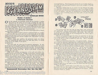 ABRACADABRA VINTAGE MAGICIAN MAGIC CARD TRICKS ABRA CADABRA MAGAZINES 1950s - K-townConsignments