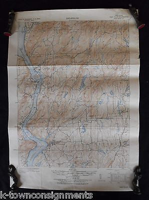 WEST POINT QUADRANGLE HUDSON RIVER NEW YORK STATE US ARMY CORP TACTICAL MAP 1936 - K-townConsignments