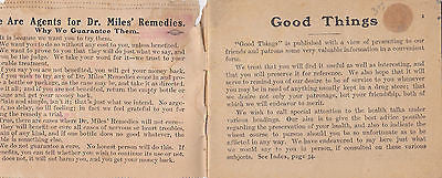 GOOD THINGS TO KNOW ANTIQUE PHARMACEUTICAL DRUG STORE HEALTH MEDICINE GUIDE - K-townConsignments