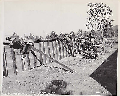SOLDIERS IN OBSTACLE COURSE FT McCLELLAN VINTAGE WWII MILITARY FILE PHOTO - K-townConsignments