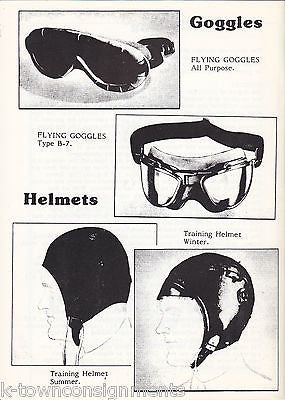 COMBAT FLYING GEAR WWII VINTAGE WWII PILOTS AVIATION UNIFORM BOOKLET 1987 - K-townConsignments