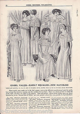 GIMBEL BROTHERS PHILADELPHIA ANTIQUE WOMEN'S GIRLS CLOTHING SALES CATALOG 1910 - K-townConsignments
