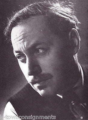 Tennessee Williams American Playwright Vintage Portrait Gallery Poster Print - K-townConsignments