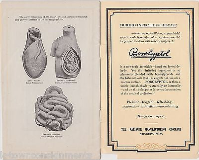 DOCTORS FACTOTUM ANTIQUE GRAPHIC MEDICINE BOOKLET ON POLLEN PROTEINS 1918 - K-townConsignments