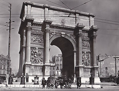 ARC DE TRIOMPHE FRANCE MARSEILLE VINTAGE PROFESSIONAL TRAVEL PHOTO - K-townConsignments