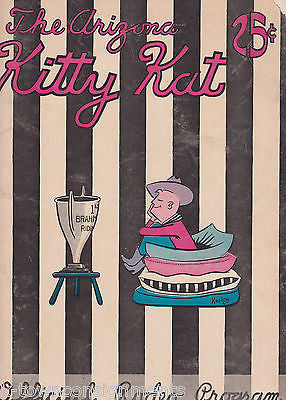 ARIZONA KITTY KAT OFFICIAL RODEO PROGRAM 1950s EQUESTIAN PHOTO NEWS BOOK 1952 - K-townConsignments