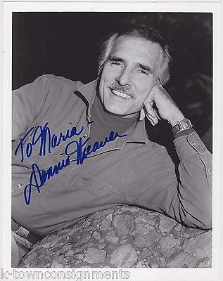 DENNIS WEAVER CHESTER GOODE GUNSMOKE ACTOR VINTAGE AUTOGRAPH SIGNED PROMO PHOTO - K-townConsignments