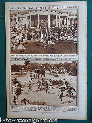 PRINCESS MARY & PRINCE OF WHALES ROYALTY VINTAGE 1920s NEWS PHOTO POSTER PRINT - K-townConsignments