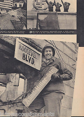 VE VICTORY EUROPE EDITION YANK WWII ARMY MAGAZINE FALL OF GERMANY EISENHOWER ETC - K-townConsignments
