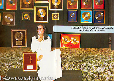 NANA MOUSKOURI GREEK MUSIC SINGER VINTAGE SOUVENIR PROGRAM PHOTO BOOK - K-townConsignments