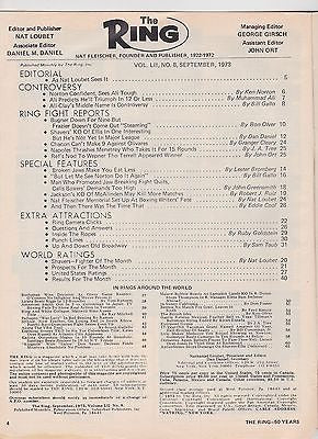 MUHAMMAD ALI KEN NORTON WORLD HEAVYWEIGHT CHAMP VINTAGE THE RING BOXING MAGAZINE - K-townConsignments