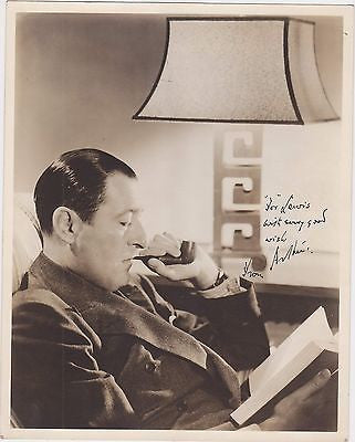 ARTHUR TREACHER CURLY TOP & HEIDI MOVIE ACTOR VINTAGE AUTOGRAPH SIGNED PHOTO - K-townConsignments