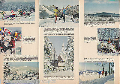 TYSKLAND GERMANY VINTAGE GRAPHIC ADVERTISING TRAVEL MAP - K-townConsignments