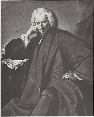 Laurence Sterne English Novelist Vintage Portrait Gallery Poster Print - K-townConsignments
